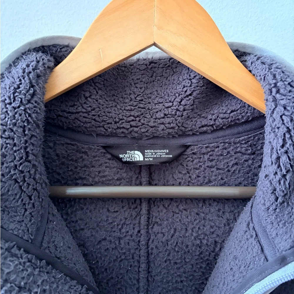 Men’s The North Face Fleece Vest in Blue and Tan